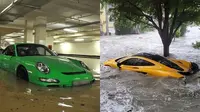 Supercar terendam banjir (Instagram/@carjrnl)