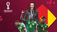Piala Dunia - Ilustrasi Timnas Kamerun (Bola.com/Adreanus Titus)