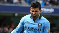 [Menit 22] Aguero Tambah Keunggulan ManCity