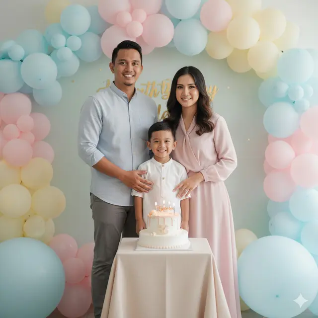 7 Ide Prompt Gemini AI Foto Keluarga Bertiga, Hasil Realistis & Estetik Ala Photoshoot Profesional
