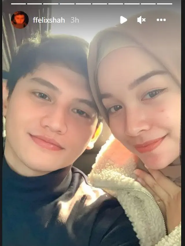 Penyanyi dangdut Tasya Rosmala dan Fikry Felixshah (Foto: Instagram/@ffelixshah)