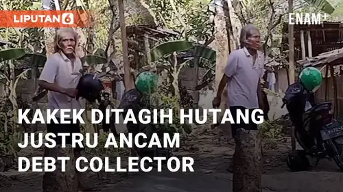 VIDEO: Viral Kakek Ditagih Hutang Justru Ancam Debt Collector di Klaten