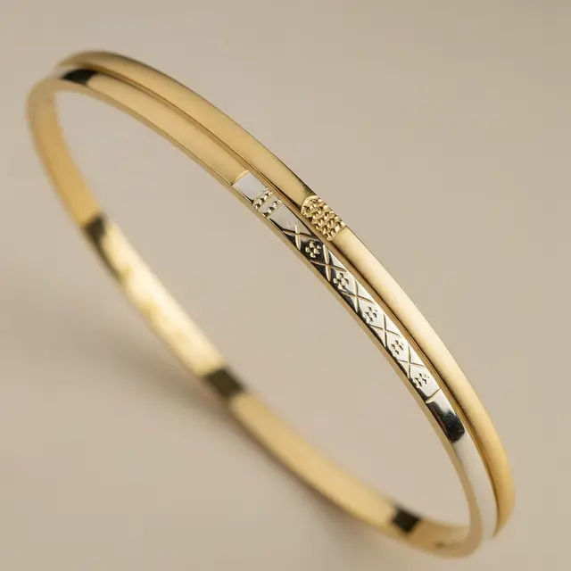 Gelang Emas 22 Karat 4 Gram Model Minimalis