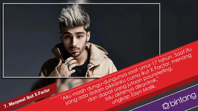 [Bintang] Infografis Zayn Malik