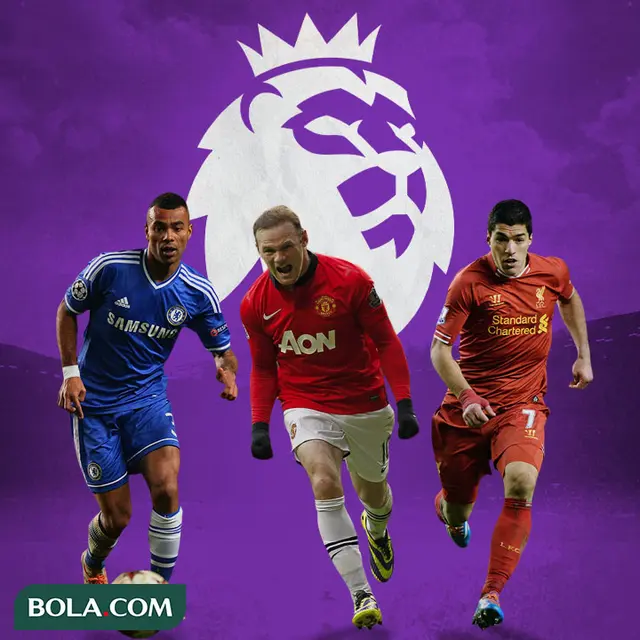 Premier League - Ashley Cole, Wayne Rooney, Luis Suarez