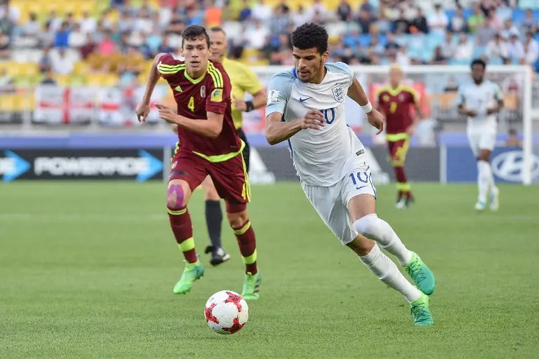 Dominic Solanke tampil impresif pada Piala Dunia U-20 2017. (AFP/Kim Doo-Ho)