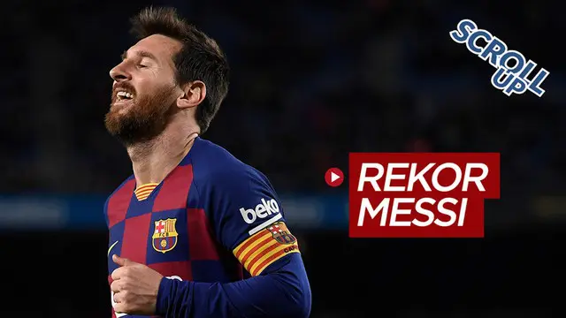 VIDEO: Rekor Baru Lionel Messi Bersama Barcelona