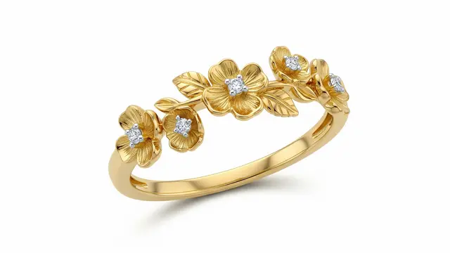 Model Cincin Emas Berlian untuk Ibu Usia 45 Tahun