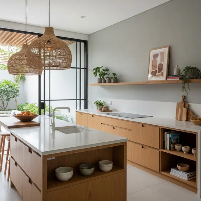 Ide Dapur Tanpa Lemari Atas