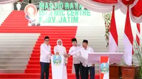 Peresmian Masjid Raya Islamic Centre Jawa Timur karya Gubernur Jawa Barat Ridwan Kamil. (Foto: Dian Kurniawan/Liputan6.com).