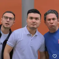 Reuni bintang sinetron Inikah Rasanya yakni Gilbert Marciano, Rifky Balweel dan Aji Yusman (Foto: instagram gilbertmarciano)
