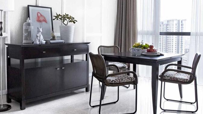 Desain apartemen minimalis yang memanfaatkan warna-warna netral. (dok. Arsitag)