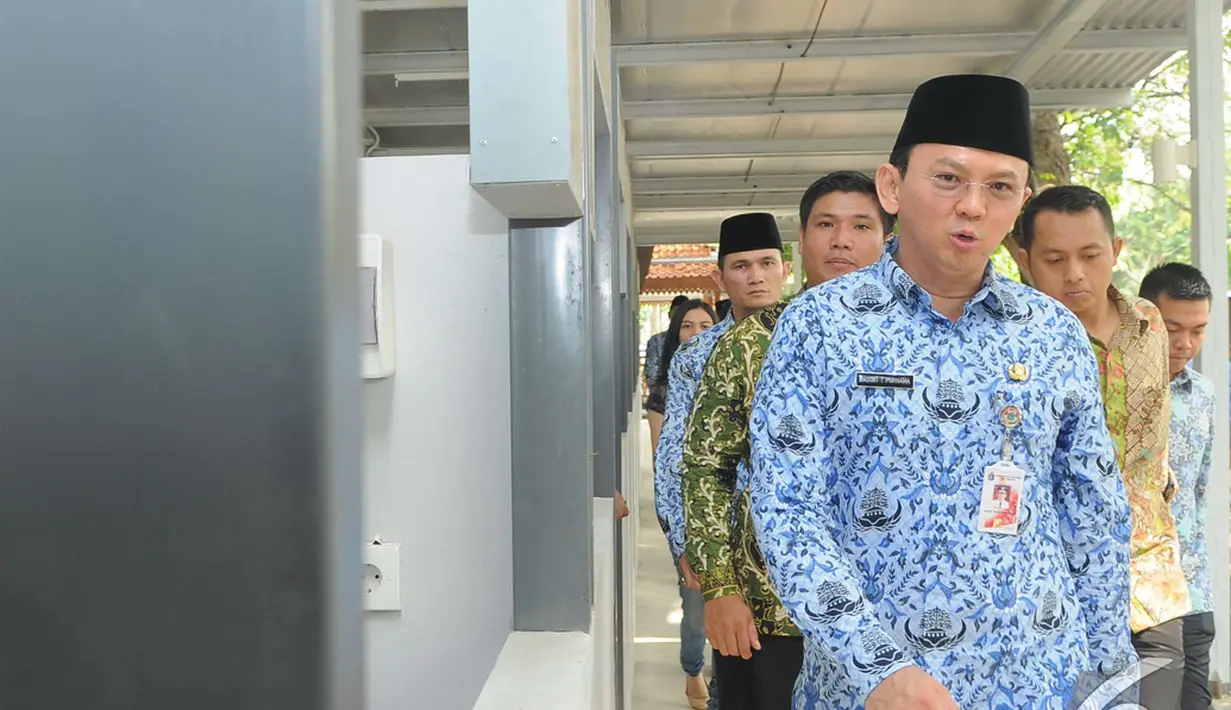 Gubernur DKI Basuki Tjahaja Purnama atau Ahok (Liputan6.com/Herman Zakharia)