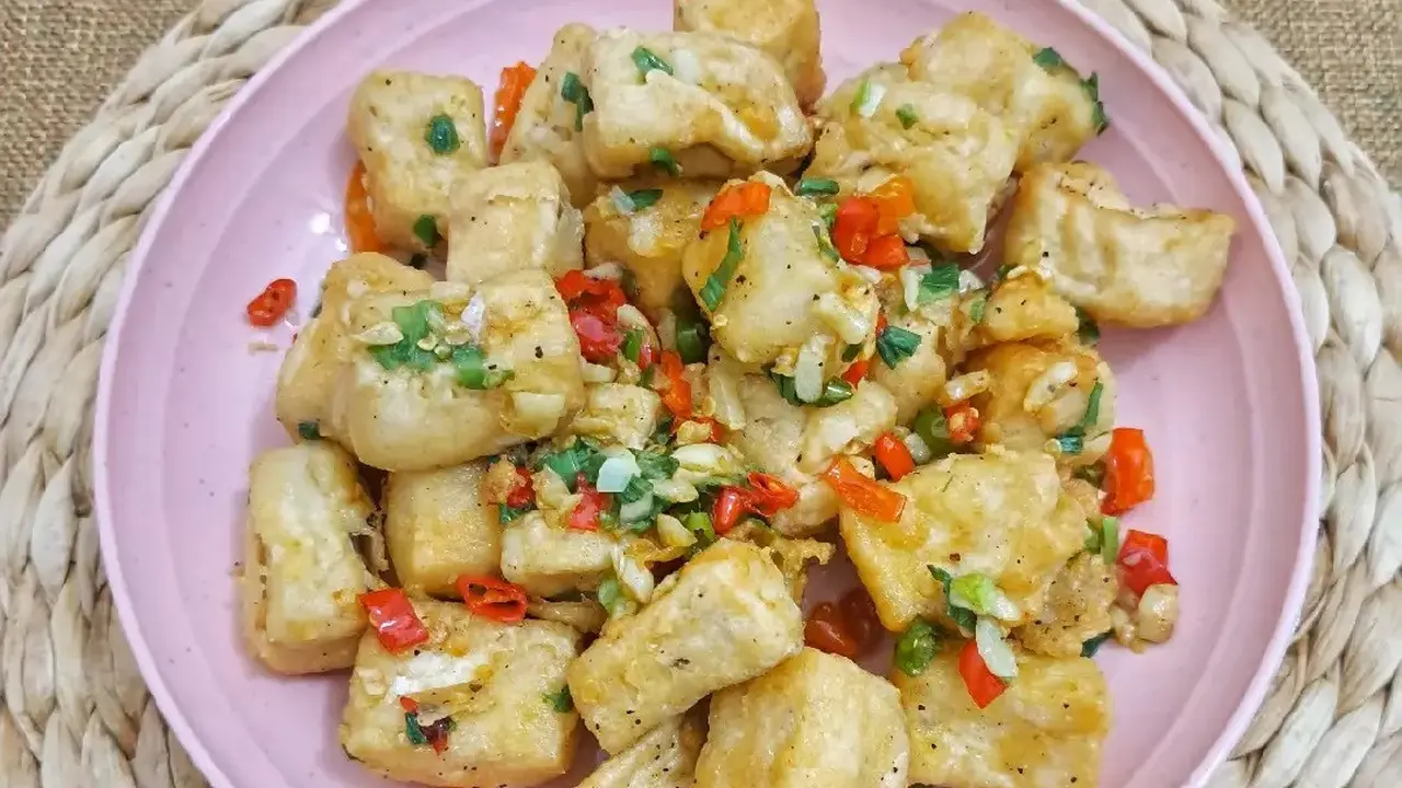 Resep tahu cabe garam. (dok. Cookpad @Andhien_Xavier)