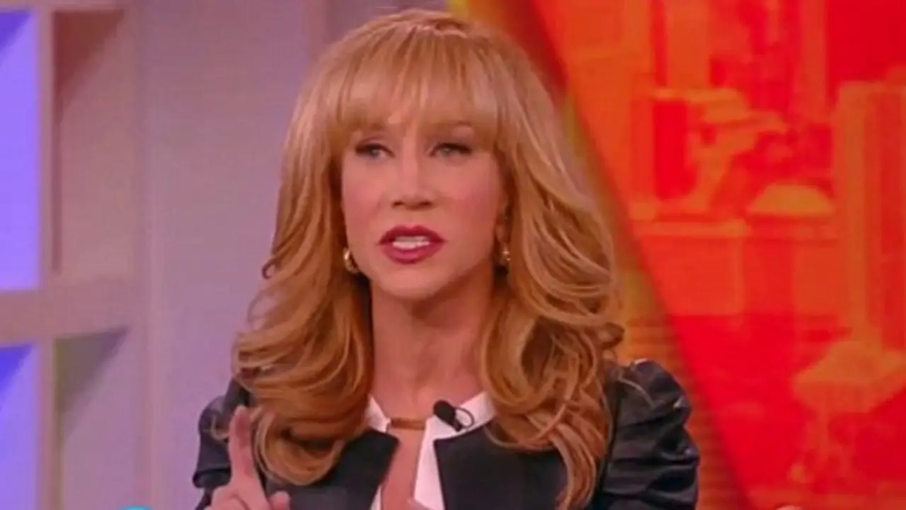 Kathy Griffin Leaves Fashion Police 0315