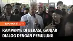 Calon Presiden Ganjar Pranomo menemui pemulung di Kota Bekasi, Jawa Barat, Ganjar berdialog bersama pemulung tentang pengelolaan sampah organik dan anorganik.