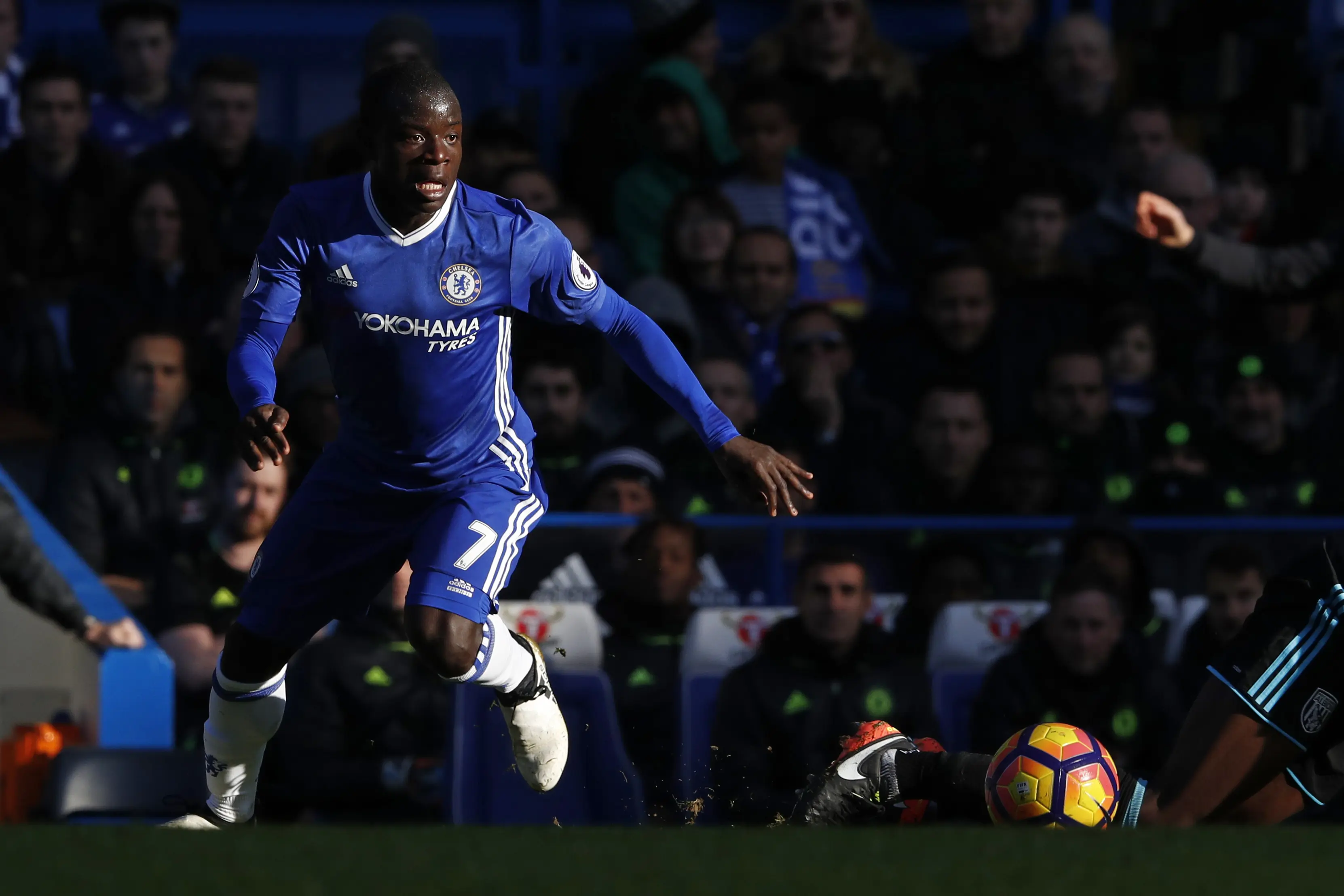 N'Golo Kante. (AFP/Adrian Dennis)