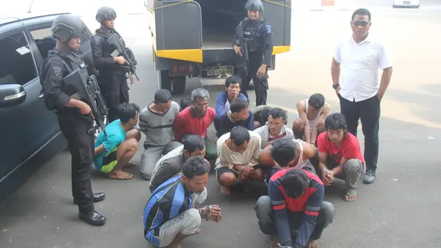 16 Tersangka Penyerangan Mapolsek Bayah Ditangkap