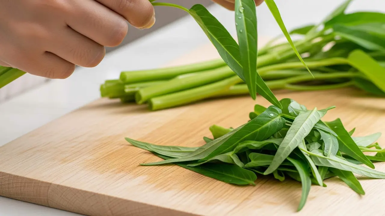 Tips Menumis Kangkung Tetap Hijau