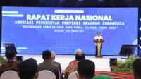 Menteri Dalam Negeri (Mendagri) Muhammad Tito Karnavian  hadiri Rapat Kerja Nasional (Rakernas) Asosiasi Pemerintah Provinsi Seluruh Indonesia (APPSI) Tahun 2023 digelar di Hotel Novotel Balikpapan, Kalimantan Timur (Kaltim), Kamis (23/2).