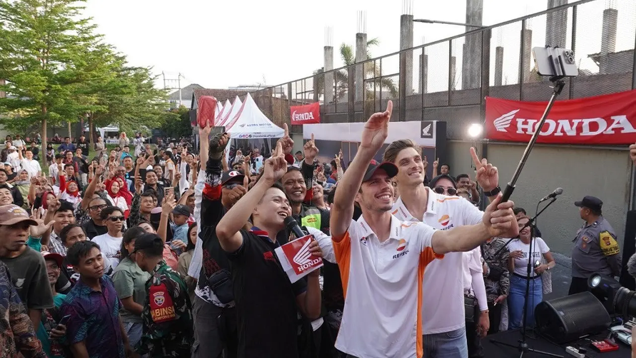 Komunitas Honda PCX Ramaikan MotoGP Mandalika 2024, Sempat Bertemu Joan Mir dan Luca Marini