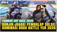 Dominasi Pembalap Sulsel Menggila di Yamalube Turbo Matic Drag Battle YCR 2026 Seri 1