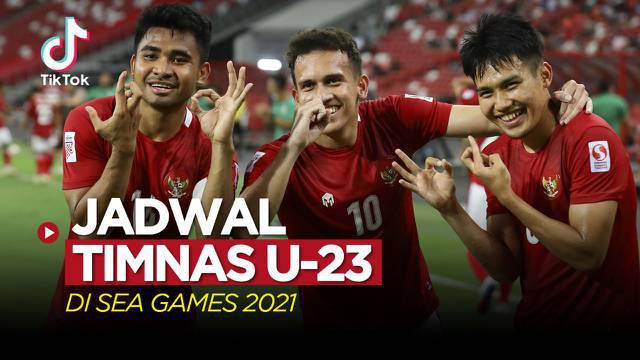 Berita video TikTok tentang jadwal penyisian grup Timnas Indonesia U-23 di SEA Games 2021.