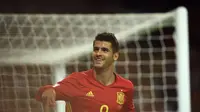 Penyerang Real Madrid, Lucas Vazquez, yakin Alvaro Morata bakal kembali ke timnas Spanyol jika mampu memberikan penampilan terbaik. (AFP/Gabriel Bouys)