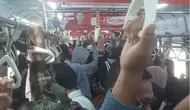KRL Bogor-Jakarta Kota Kembali Normal, Penumpang Masih Padat