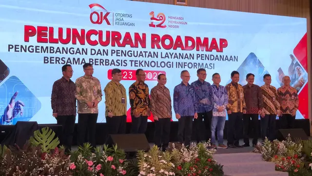 Ketua Dewan Komisioner OJK Mahendra Siregar, dalam peluncuran LPBBTI, di Four Season Jakarta, Jumat (10/11/2023). (Tira/Liputan6.com)