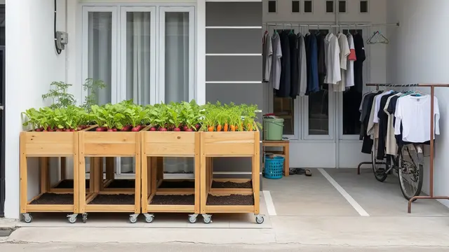 Edible Garden di Teras Kecil