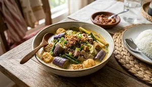 Resep Lodeh Terong Ungu Santan Sederhana ala Rumahan, Gurih Bikin Nagih
