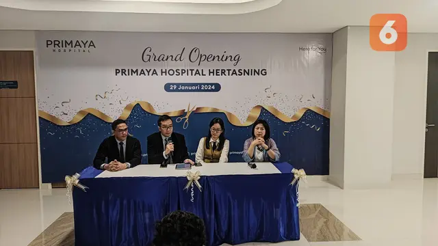 Konferensi pers RS Primaya Hospital Hertasning (Liputan6.com/Fauzan)