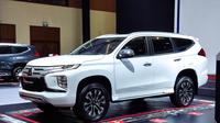 Mitsubishi Pajero Sport ditampilkan sebagai salah satu produk unggulan Mitusbishi Indonesia menjelang JAW 2022. (Otosia.com/Arendra Pranayaditya)