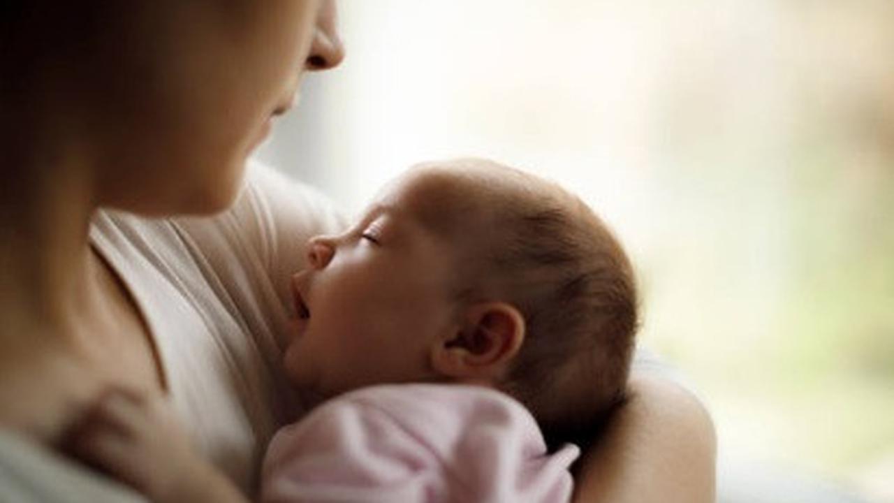 Ilustrasi ibu dan anak.