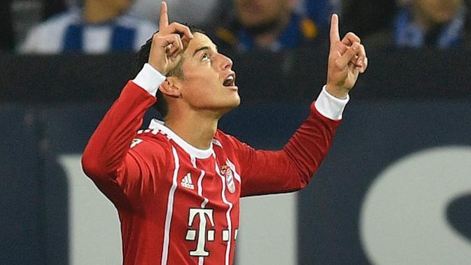 Penampilan James Rodriguez saat melawan Schalke mendapat pujian dari Carlo Ancelotti.