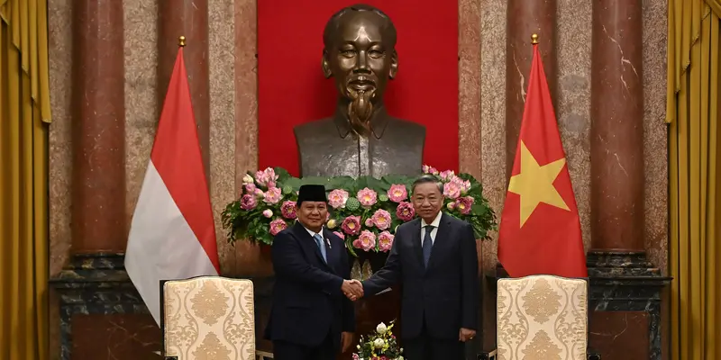 Kunjungan Resmi di Vietnam, Menteri Pertahanan Prabowo Subianto Bertemu Presiden To Lam