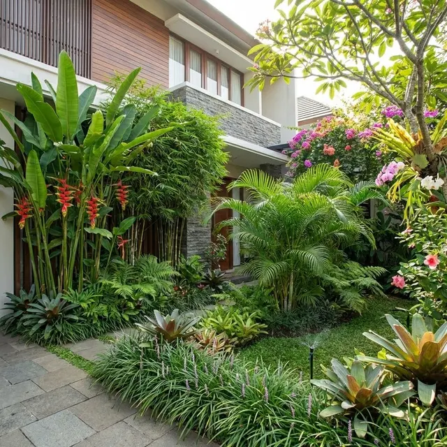 Inspirasi Taman Depan Rumah Tanpa Pagar yang Estetik