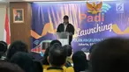 Menteri Perhubungan Budi Karya Sumadi memberikan sambutan serta pengarahan saat Launching Perkumpulan Angkutan Daring Indonesia (PADI) di Gedung Inkoppol, Jakarta, Senin (7/1). (Merdeka.com/Iqbal S. Nugroho)