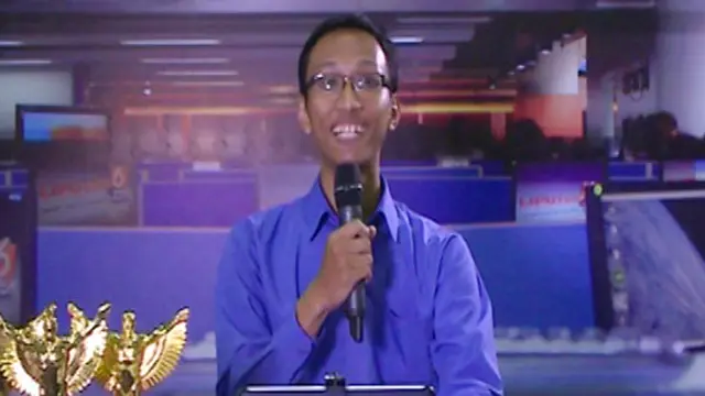 Muhammad Nur Hamid Pengunjung dan Peserta Presenter di Indonesia Broadcaster Expo 2013