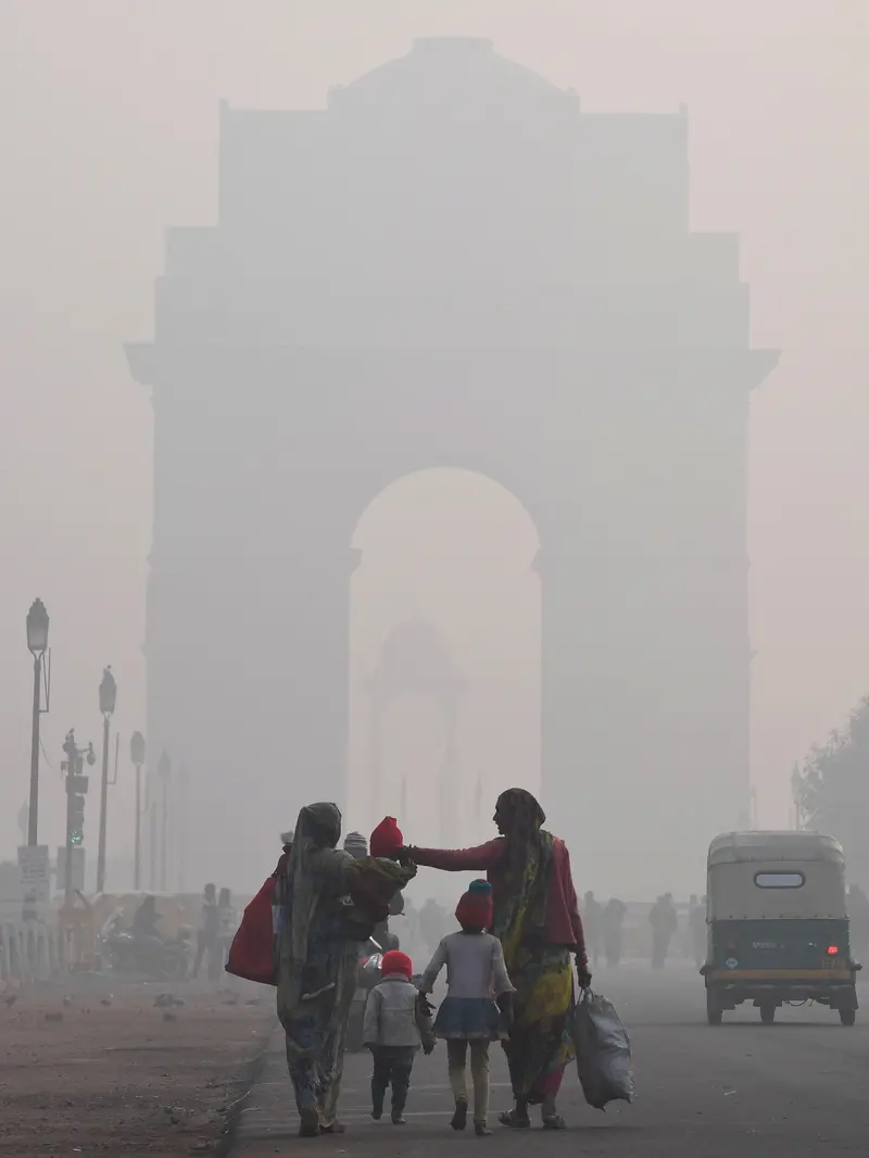 Begini Penampakan Polusi Udara di India