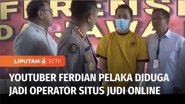 Youtuber Ferdian Paleka ditangkap Ditreskrimsus Polda Jawa Barat. Karena disangka bermitra dan mengoperasikan situs judi online. Baru sebulan beroperasi, Paleka berhasil meraup keuntungan hampir Rp 600 juta.
