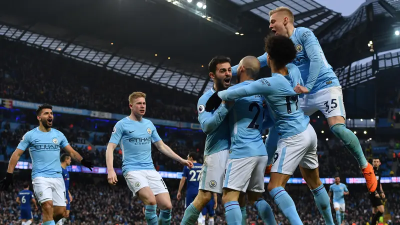 Menang Tipis Atas Chelsea, Manchester City Makin Dekati Gelar Juara