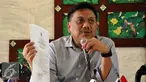 Mantan Ketua Fraksi PDIP DPR Olly Dondokambey memberikan keterangan kepada wartawan terkait pengunduran dirinya sebagai anggota DPR dalam jumpa pers di Jakarta, Rabu (28/10/2015). (Liputan6.com/Johan Tallo)