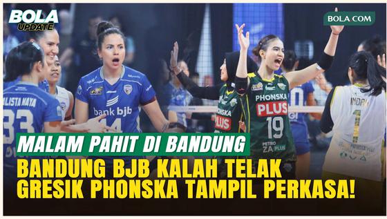 Gresik Phonska Plus Terlalu Tangguh, Bandung BJB Tandamata Tersungkur di Hadapan Pendukung