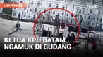 Tendang Meja, Ketua KPU Batam Ngamuk!