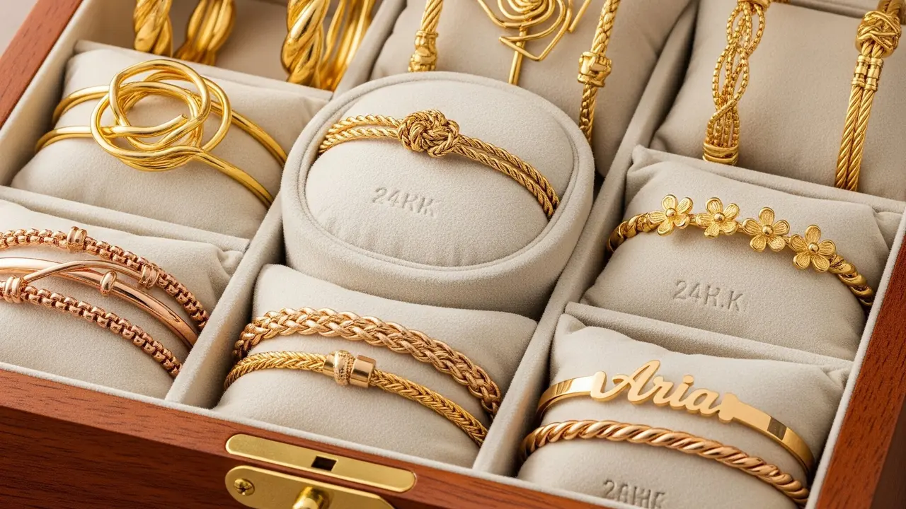 Model Gelang Lilit Emas 24 Karat Terbaru 2025