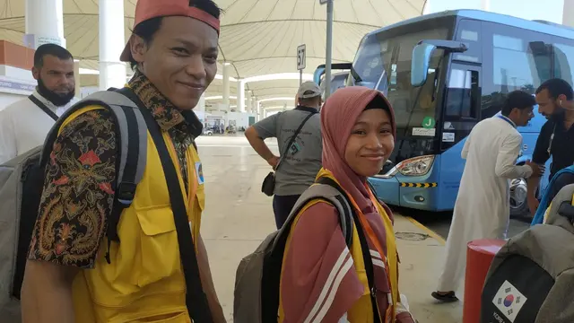 Jemaah haji asal Korea Selatan. Liputan6.com/MCH