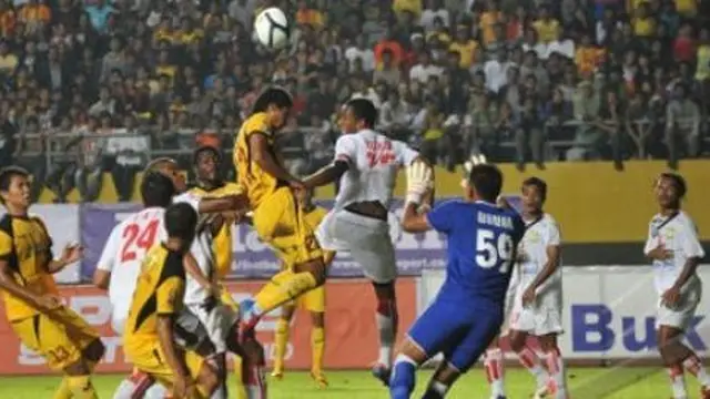 Persiba saat menghadapi Sriwijaya (c) Antara