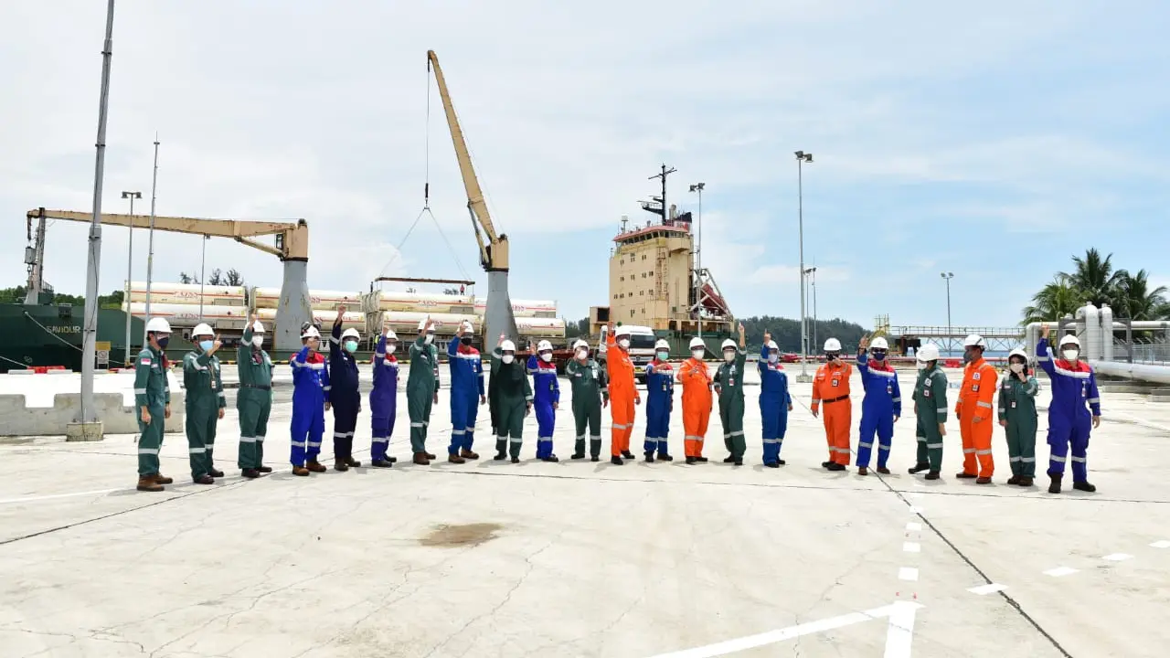 PT Pertamina Gas (Pertagas), merampungkan fasilitas Filling Station LNG dan Cargo Dock.